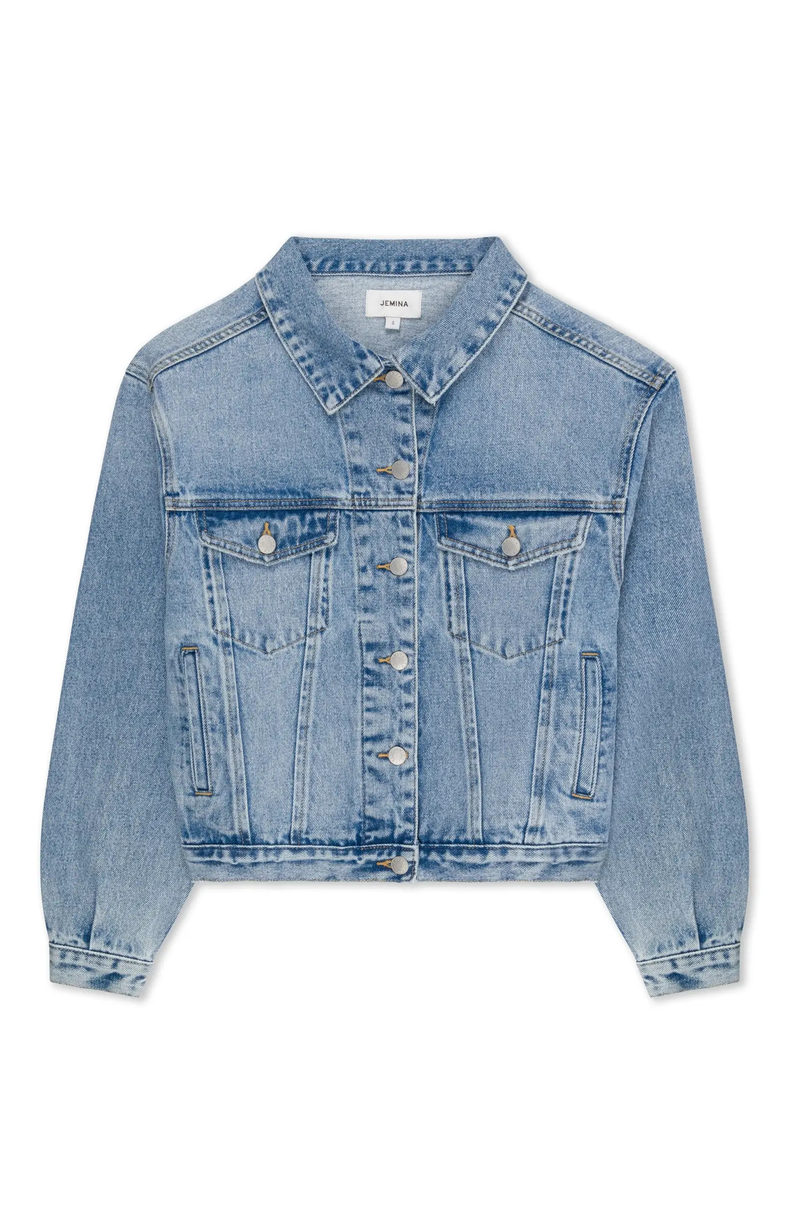 The Aura Cropped Denim Jacket | Nordstrom