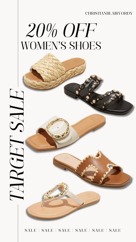 20% off all women's shoes, target, sale

#christianblairvordy 

#shoe #sandal #summer #sale #targett

#LTKShoeCrush #LTKStyleTip #LTKSaleAlert