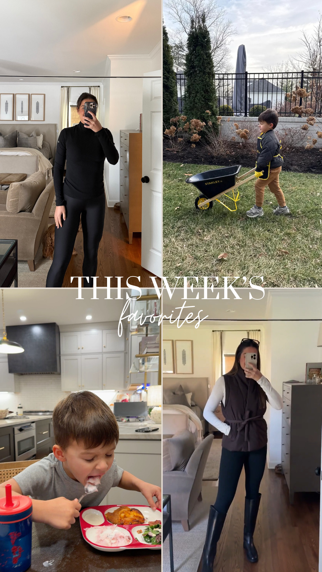  This weeks favorites!!

Outdoor outfits, winter outfits, winter clothing, winter fashion, Stanley, outdoor toys, Zara jacket, Zara kids, pottery barn kids, sippy cups, boy mom, Grace White

 

#LTKmomlife #LTKKids #LTKootd