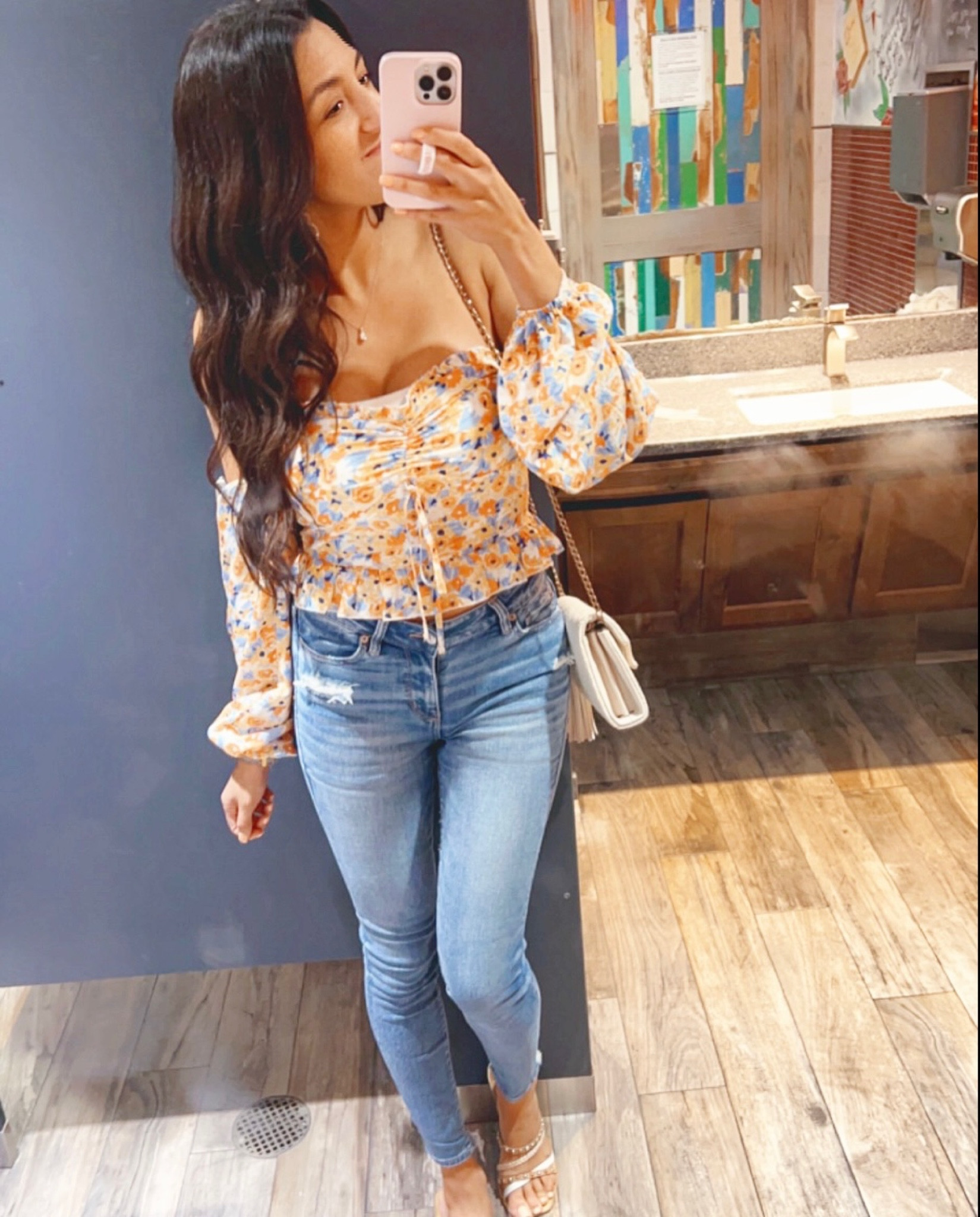 I’m OBSESSED with this top!! 😍 So many compliments! 
Link in bio! 

#LTKunder100 #LTKstyletip