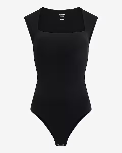 Body Contour High Compression Square Neck Bodysuit | Express
