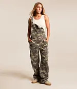 Dylan Camo Baggy Denim Stretch Overalls | Buckle