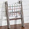 MyGift Rustic Torched Wood Countertop 16-Inch Ladder Kitchen Towel Rack | Amazon (US)