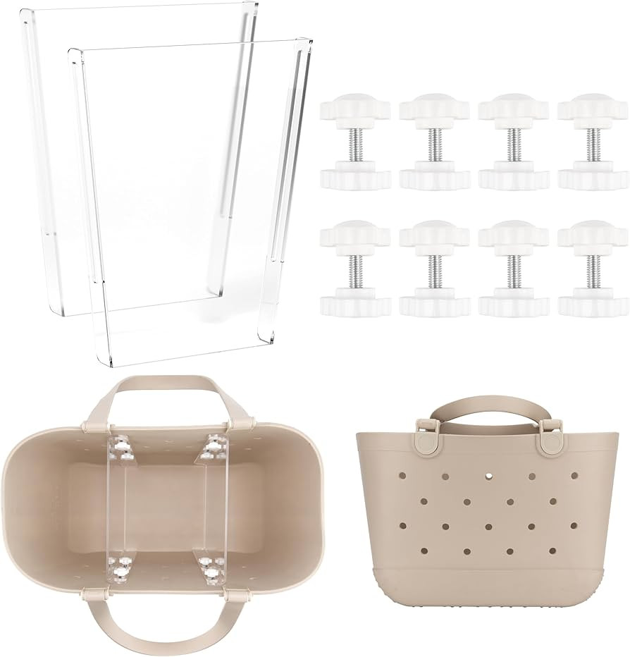 Divider Tray Compatible with Simple Modern Tote Bag (Large Size), 2 Pack Beach Bag Organizer Inse... | Amazon (US)