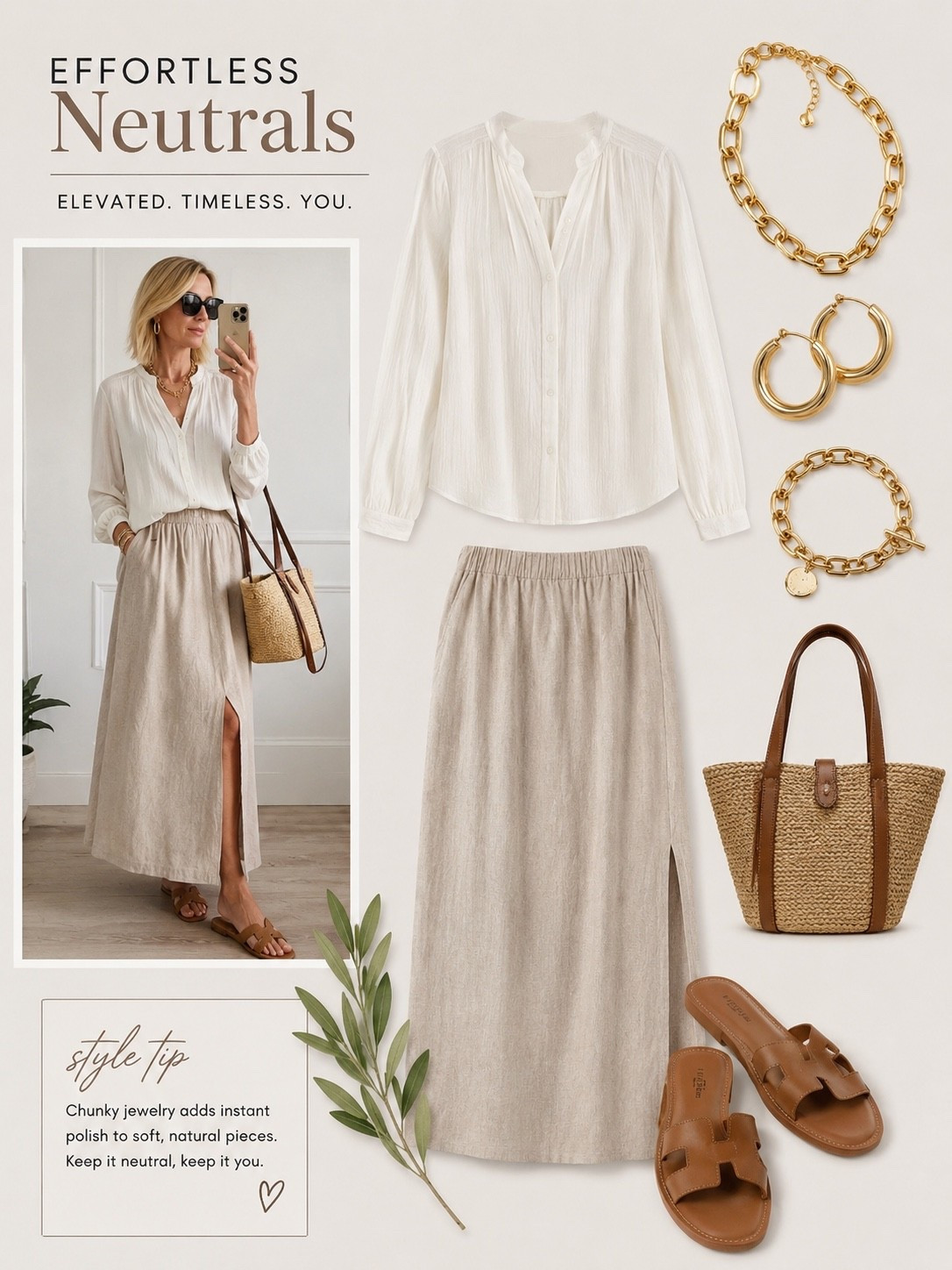 An easy summer outfit that looks polished without trying too hard.

I’m wearing a classic linen shirt and skirt from Quince and styled them with affordable Amazon accessories that give the whole look a coastal, elevated feel.

Everything is linked—from the tote and sandals to the jewelry.

Which piece is your favorite?

#LTKOver40 #LTKWorkwear #LTKSeasonal