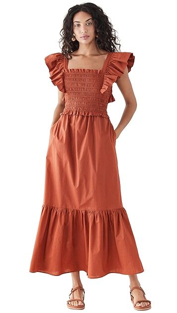 Gladys Hand Smocking Short Sleeve Dress | Shopbop