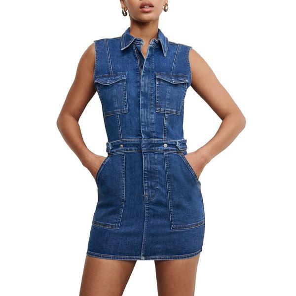 Women's GOOD AMERICAN Fit For Success Dress XLarge Indigo | Scheels Sports