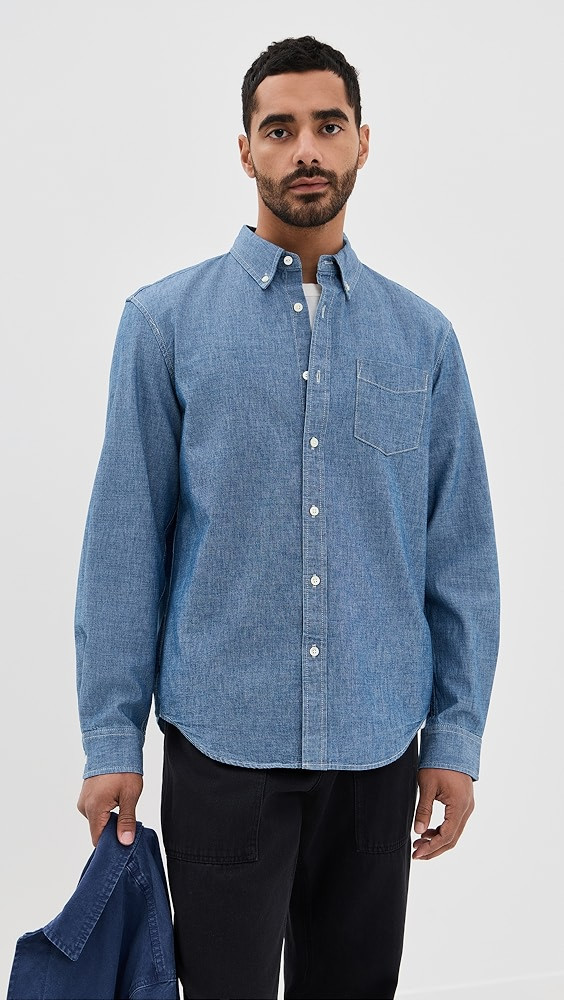 Mill Shirt In Washed Chambray | Shopbop