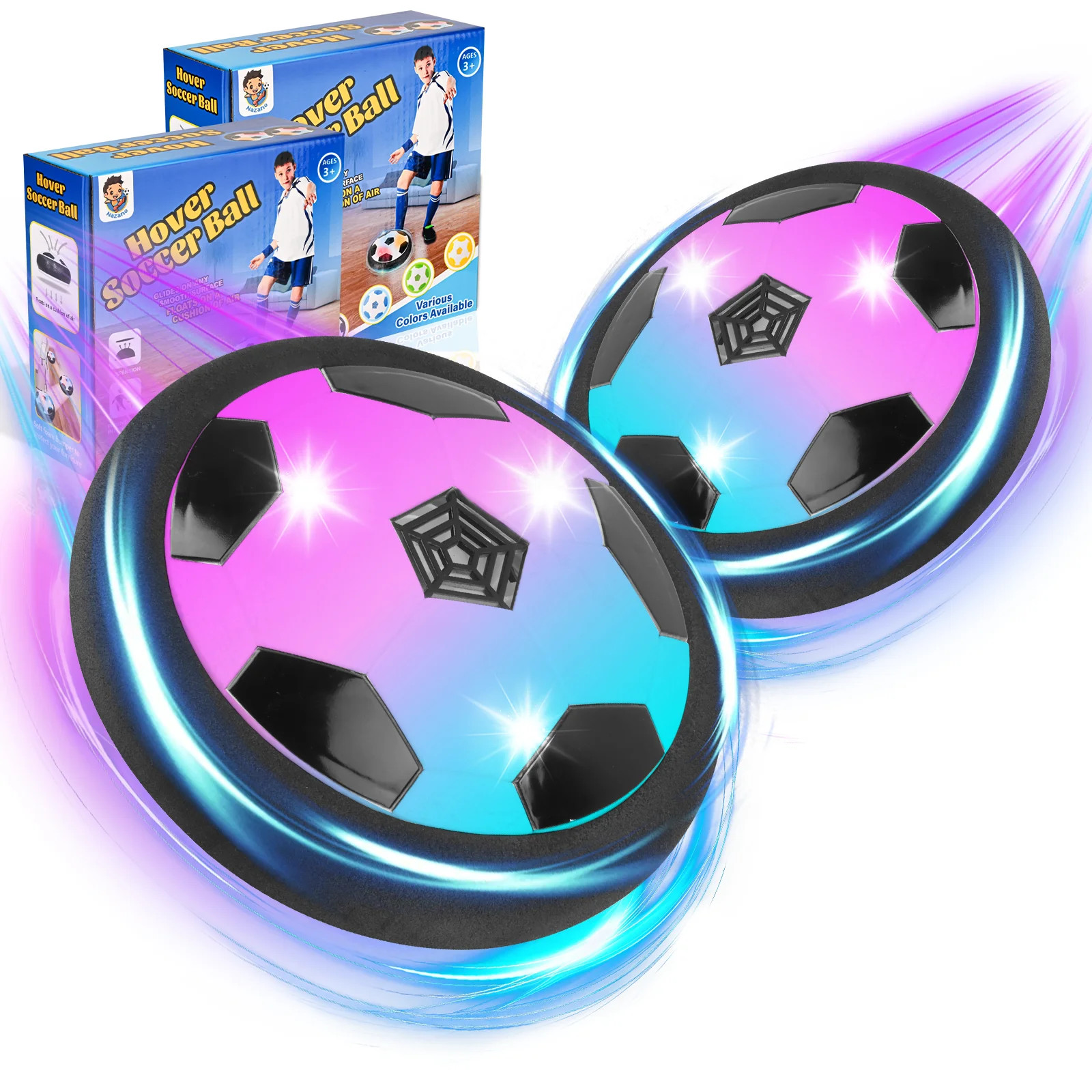 2pack Hover Soccer Ball Toys for 3-12 Year Old Boys Girls, Indoor and Outdoor Creative Toys for T... | Walmart (US)