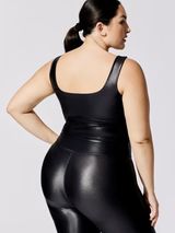 Cami Tank in Takara Shine - Black | Carbon38