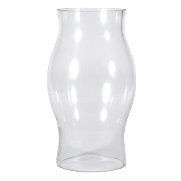 Clear Glass Open Ended Hurricane, 8.7", sold by At Home | At Home