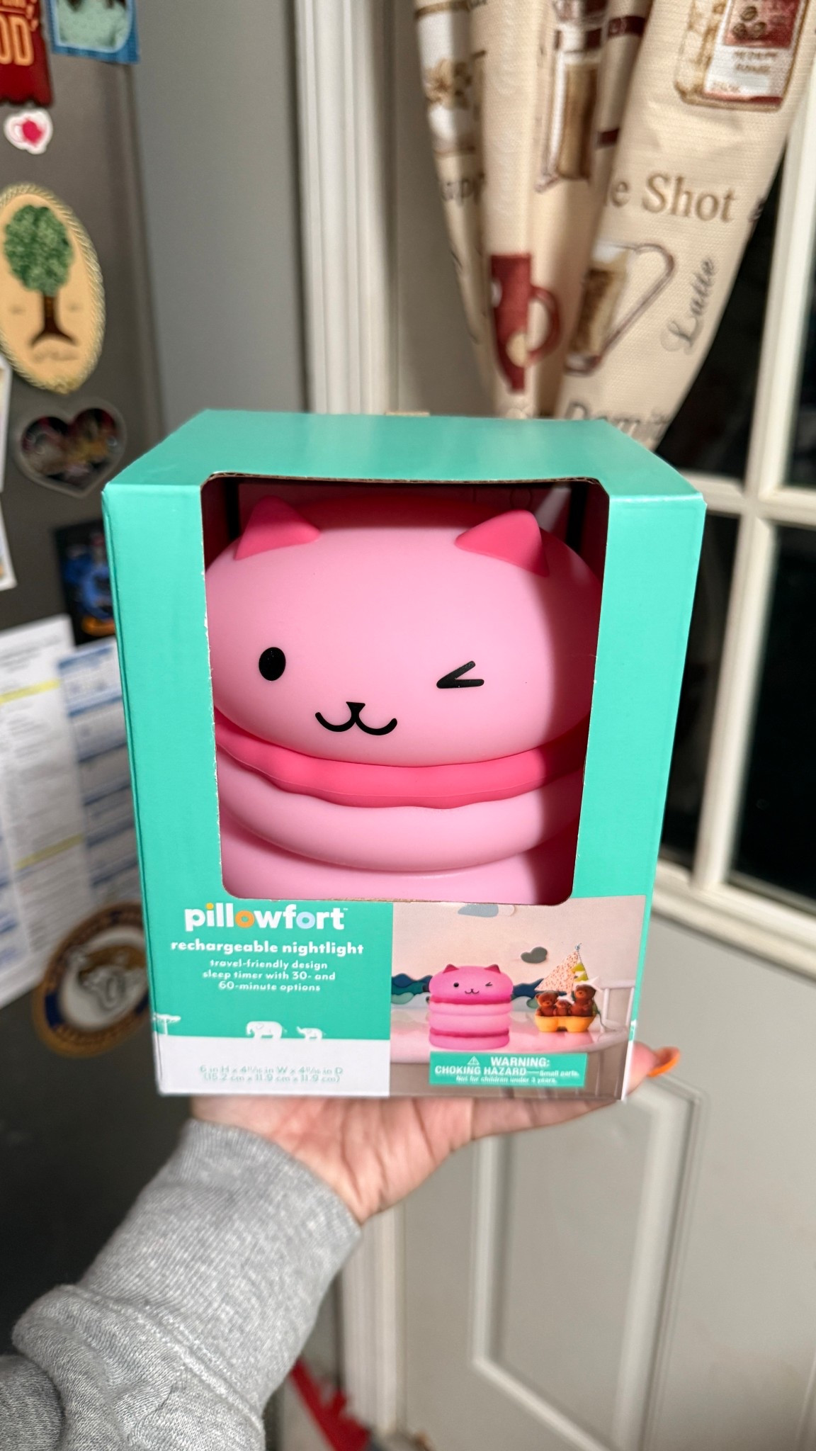 Target’s Pillowfort  Kitty Macaron Nightlight gives us Gabby’s Dollhouse vibes!!! The weighted pillow is on our list for our next trip! This is a must in our bedtime routine to the point that we have multiple across other family members homes for when we travel 😉  charged by a usb-c but lasts all night on it’s own battery or you can use the buttons on the bottom for 30/90 min timer. These are super cute and give just the right amount of light to keep the scaries away 👻

#LTKKids #LTKGiftGuide #LTKmomlife