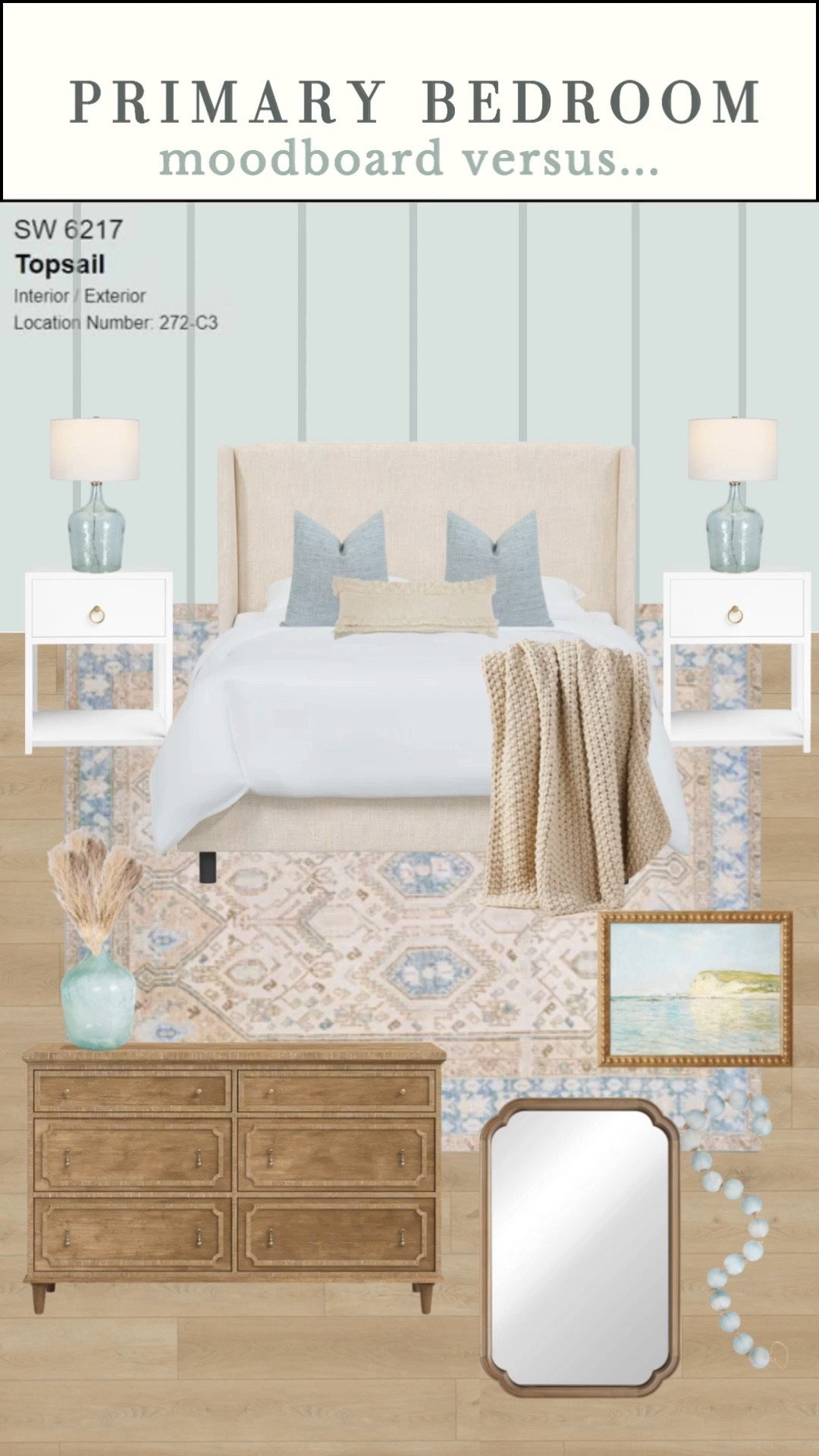 Coastal Bedroom💙 coastal grandmother, coastal grandma, coastal decor, coastal design, coastal aesthetic, coastal home, coastal style, neutral style, preppy style, grand millennial, Amazon home finds, gold accents, affordable home trends. 

#LTKWatchNow #LTKStyleTip #LTKHome