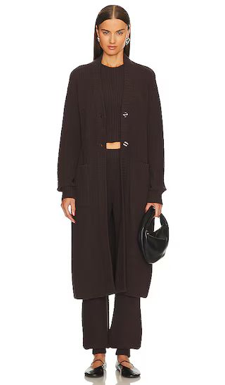 Saniya Cardigan in Dark Chocolate | Revolve Clothing (Global)