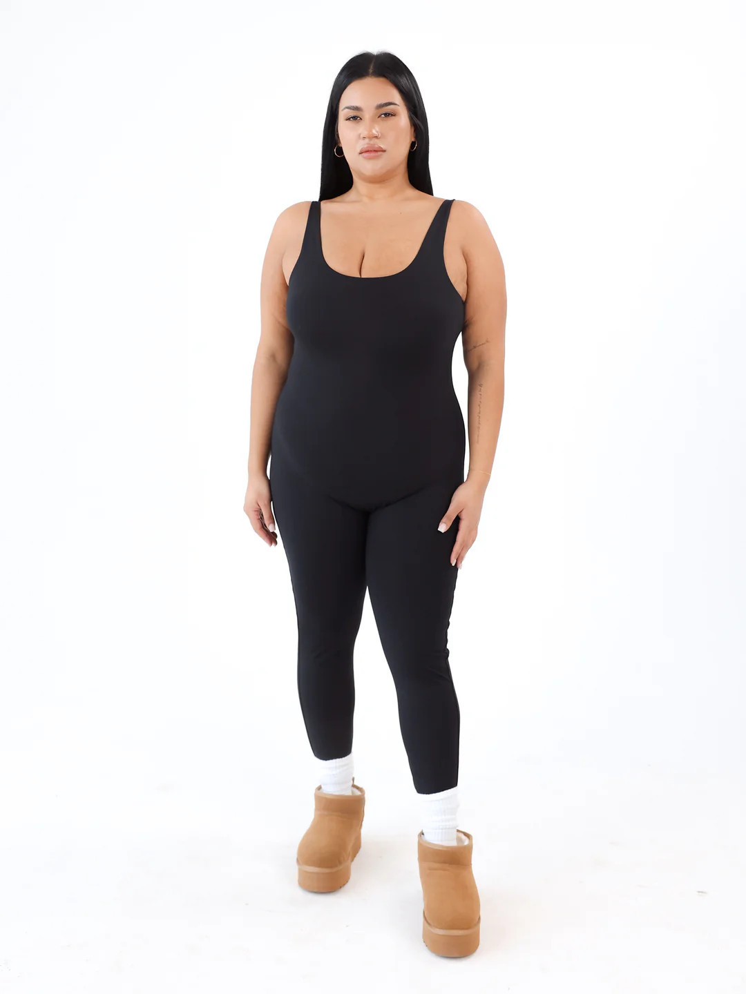 Scoop Neck Tank Brami Catsuit | Klassy