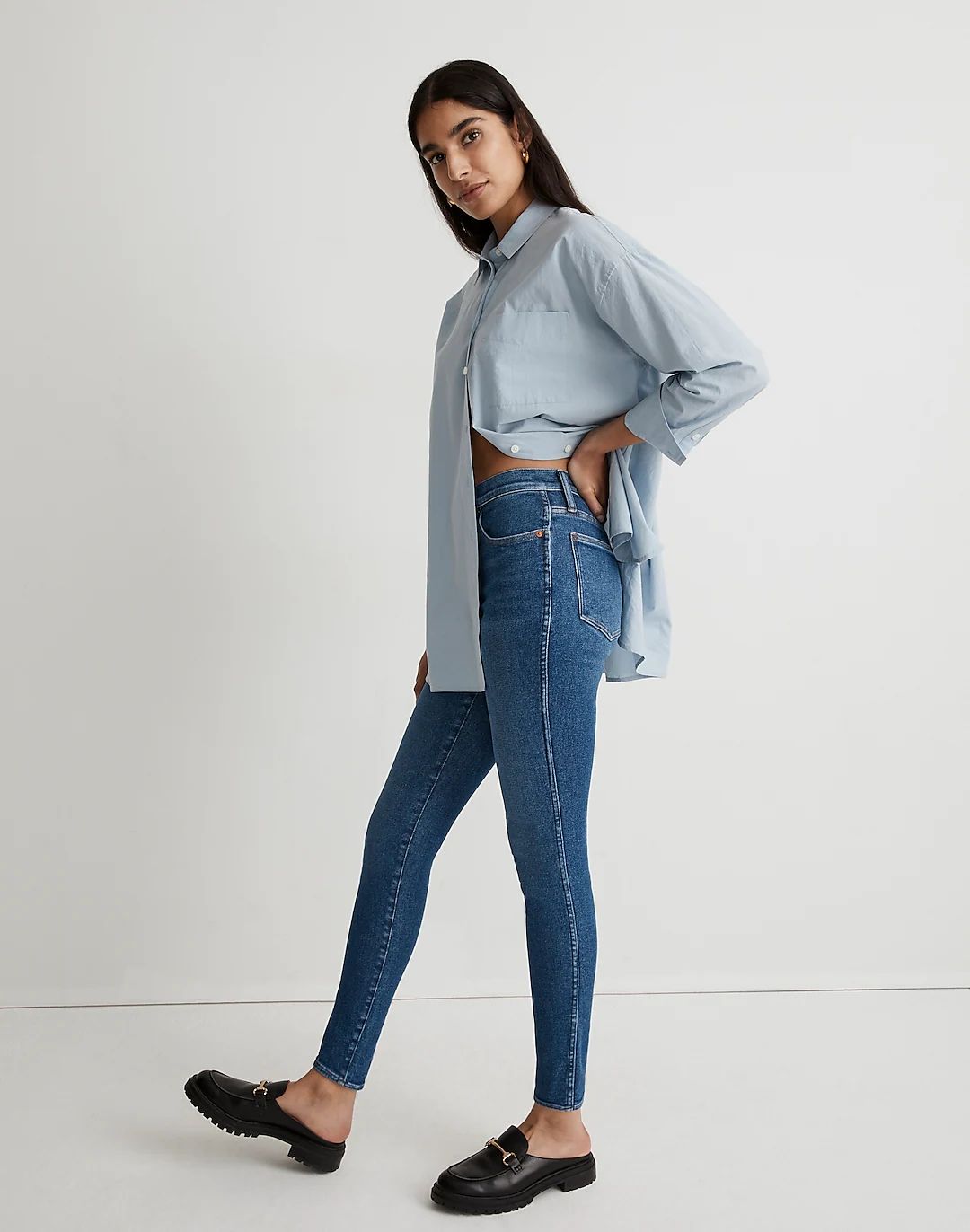 10&quot; High-Rise Skinny Jeans in Eardley Wash | Madewell