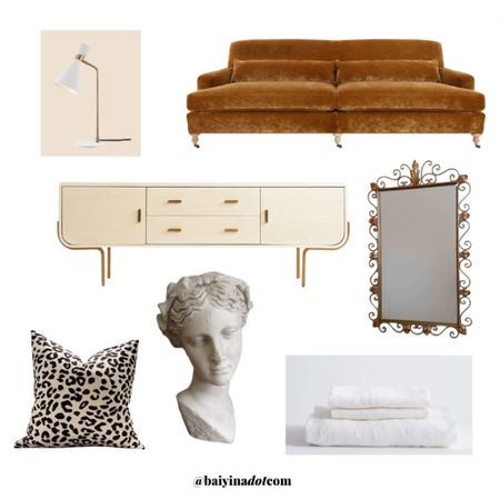 Chic Eclectic Parisian Style
Sideboard, English roll arm sofa, sculpture, bust, neutral, leopard

#LTKfindsunder100 #LTKstyletip
