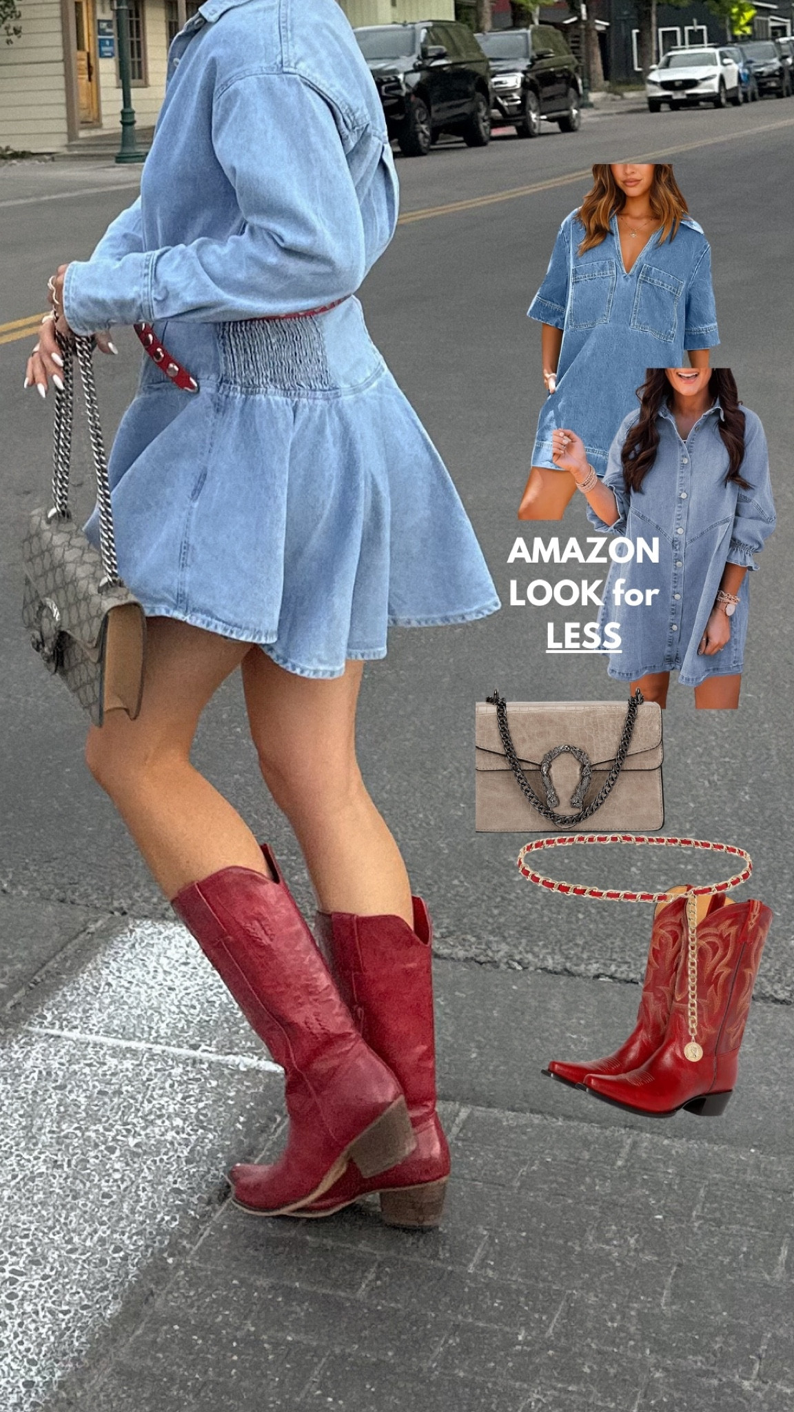 My look vs Amazon look for less

#LTKSeasonal #LTKfindsunder50 #LTKsalealert