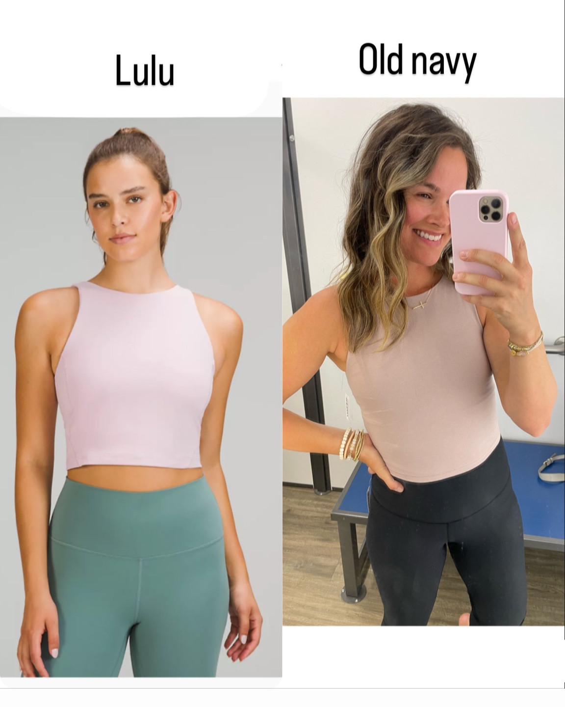  I went up to a medium in these tops. Such a good look a like 
.
#lulu #lookalikes #lookalike #oldnavy #oldnavystyle #oldnavyfinds #oldnavyfashion #athleisure #casualoutfit #casualstyle 

#LTKfit #LTKsalealert #LTKunder50