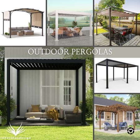 Add a pergola structure to your outdoor patio or decking area to provide an element of shade! This is a fantastic way of providing shade for guests when entertaining and adding to the overall design of your outdoor space  

#LTKfamily #LTKSeasonal #LTKhome