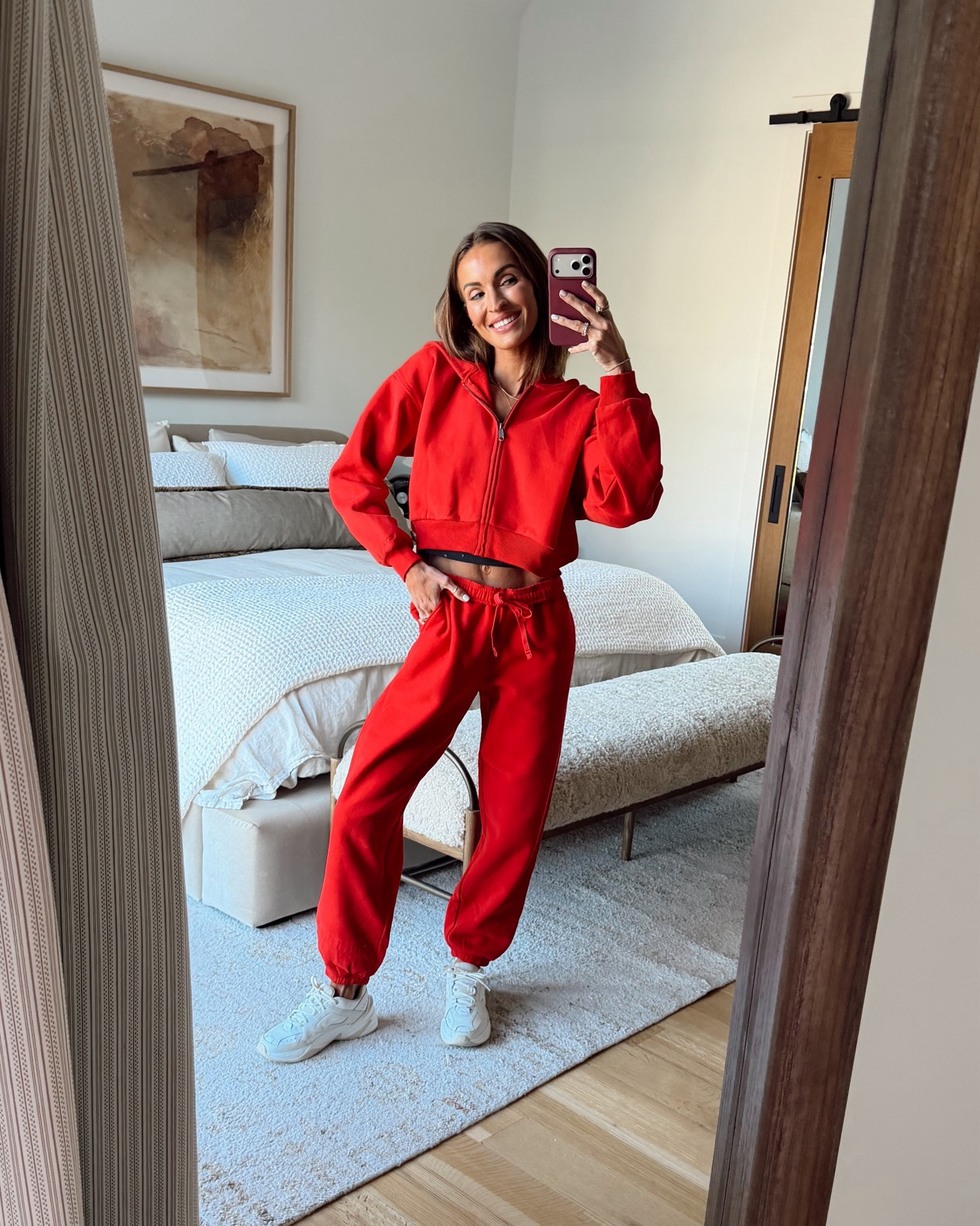 this new red color from vuori 😍