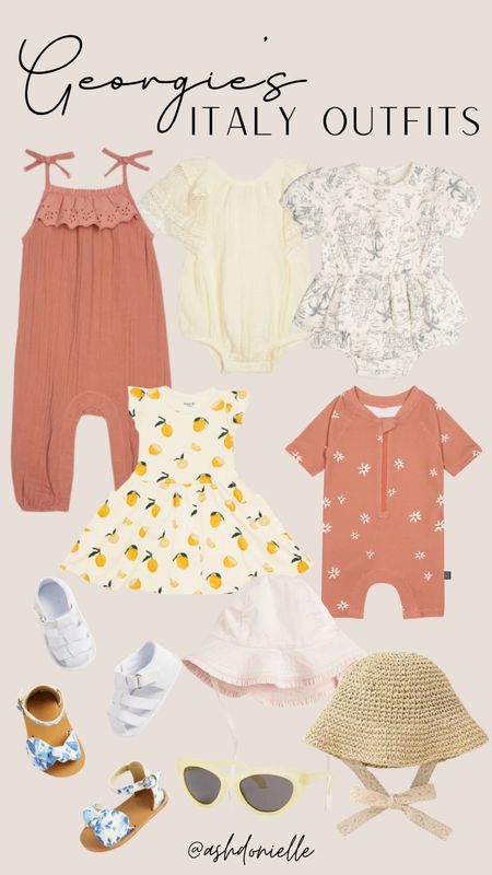 Georgie’s Italy outfits - baby travel outfits - summer baby outfits - baby outfit ideas - Italy outfits for baby - cute baby outfits - summer fashion - baby girl  


#LTKKids #LTKStyleTip #LTKSeasonal