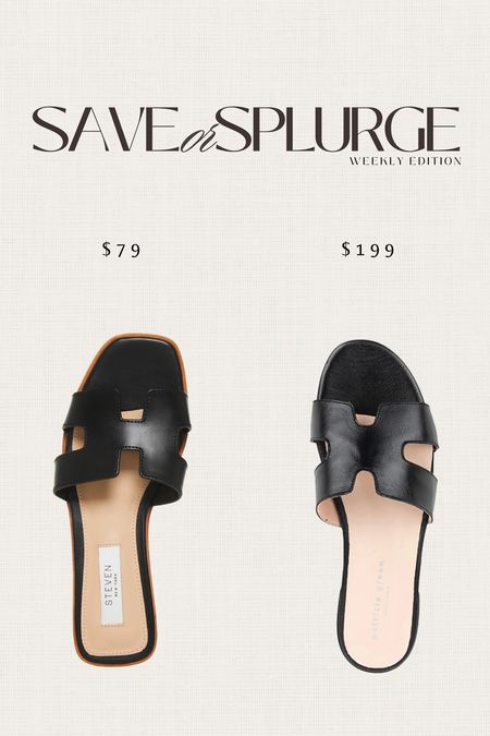 Save or Splurge - sandals #stylinbyaylin 

#LTKshoecrush #LTKstyletip #LTKunder100