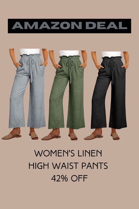 Amazon Deal Women’s Linen High Waist Pants 42% Off.



Affordable women’s fashion. Trending women’s fashion for less.

#LTKsalealert #LTKstyletip #LTKfindsunder50