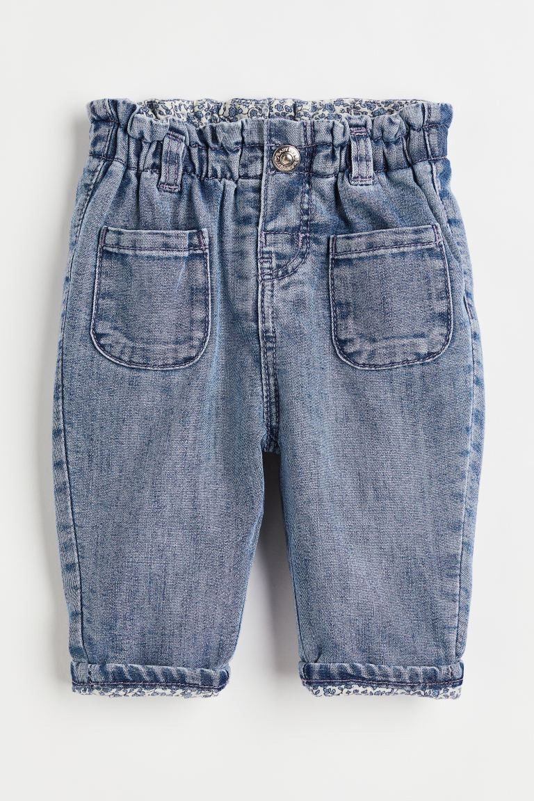 Lined Cotton Jeans - Light denim blue - Kids | H&M US | H&M (US + CA)