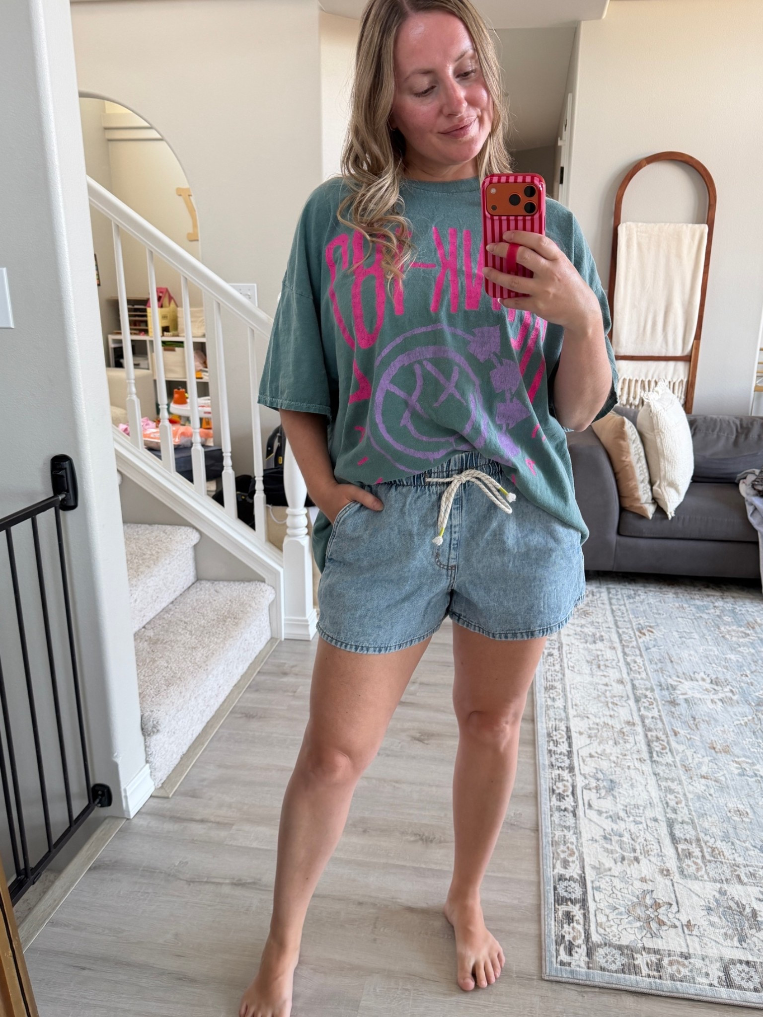 Loving these pull on denim shorts for summer 🤌🏼 @Target

#LTKmomlife #LTKootd