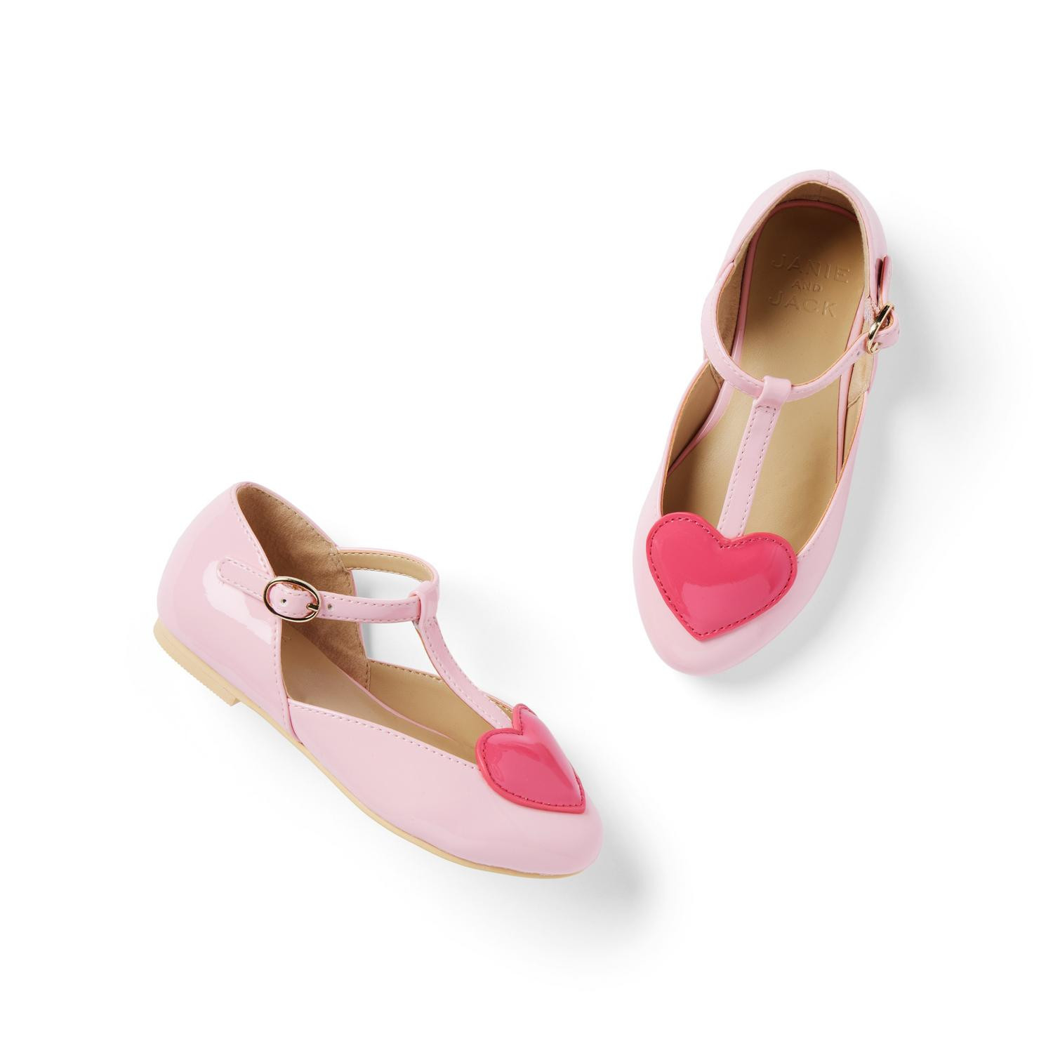 Heart T-Strap Ballet Flat | Janie and Jack