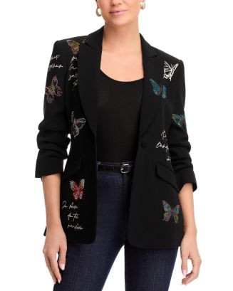 Cinq à Sept Butterfly Loveletter Scrunched Cheyenne Blazer  | Bloomingdale's Women | Bloomingdale's (US)