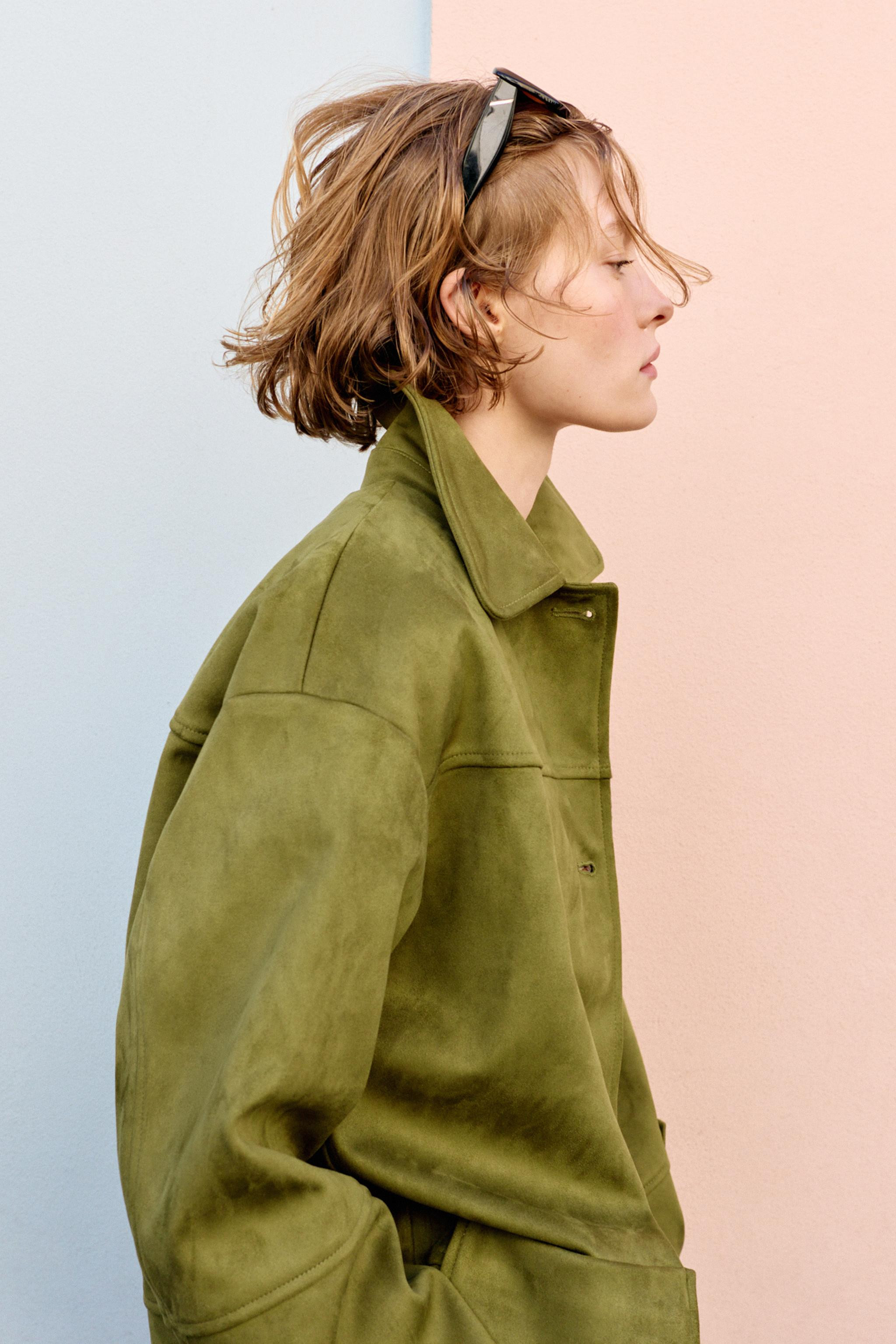 FAUX SUEDE COAT | Zara UK