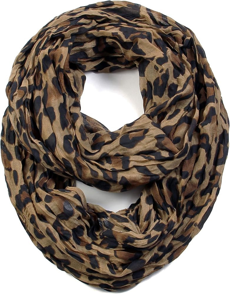 Classic Leopard Print Infinity Fashion Scarves | Amazon (US)