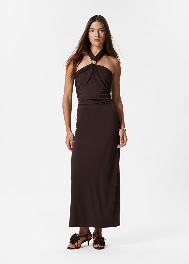 Halterneck Midi Dress | & Other Stories UK