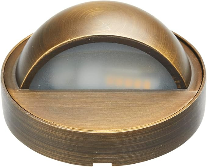VOLT Cast Brass 12V Deck Light (Bronze) for Low Voltage Landscape Lighting on Outdoor Patio, Rail... | Amazon (US)