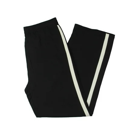 Bishop + Young Womens Pull on Striped Jogger Pants Black M | Walmart (US)