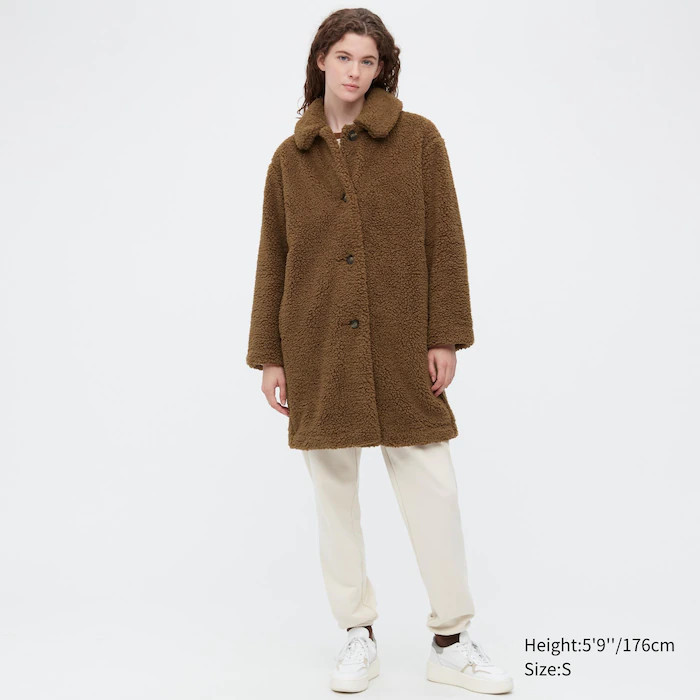 Windproof Outer Single Breasted Fleece Coat | UNIQLO US | UNIQLO (US)