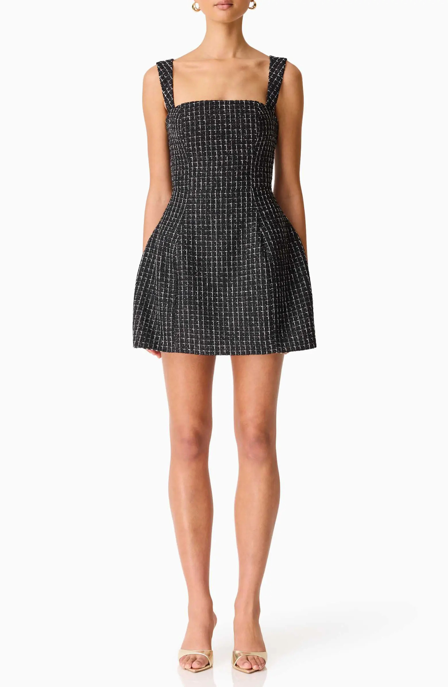 Galadirel Check Tweed Minidress | Nordstrom