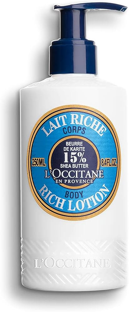 L'OCCITANE 15% Shea Butter Body Rich Lotion, Moisturizes, Nourishes & Soothes Dry Skin, Anti-Agin... | Amazon (US)