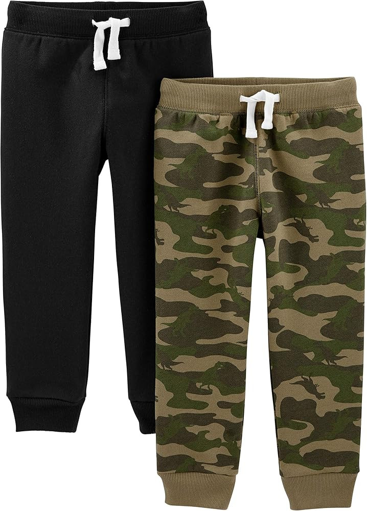 Simple Joys by Carter's Toddler Boys' Pull on Fleece Pants, Pack of 2 | Amazon (US)