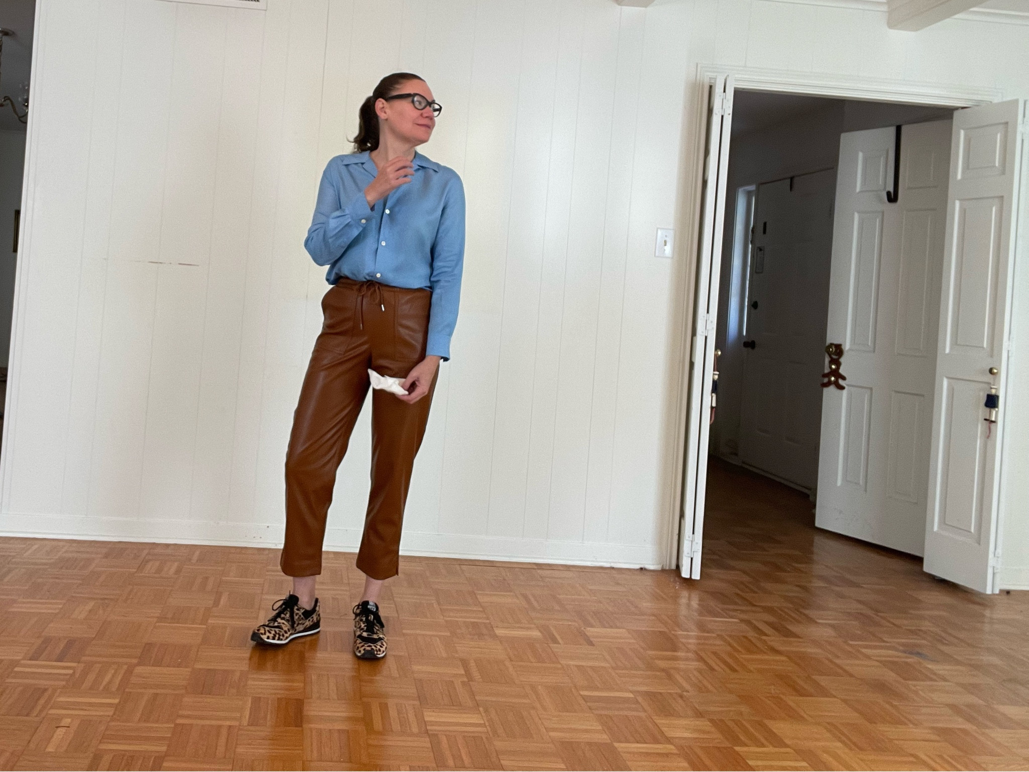 Silks and leather for a bit of a fall (with a pop!) #investmentpiece 

#LTKStyleTip #LTKOver40 #LTKSeasonal