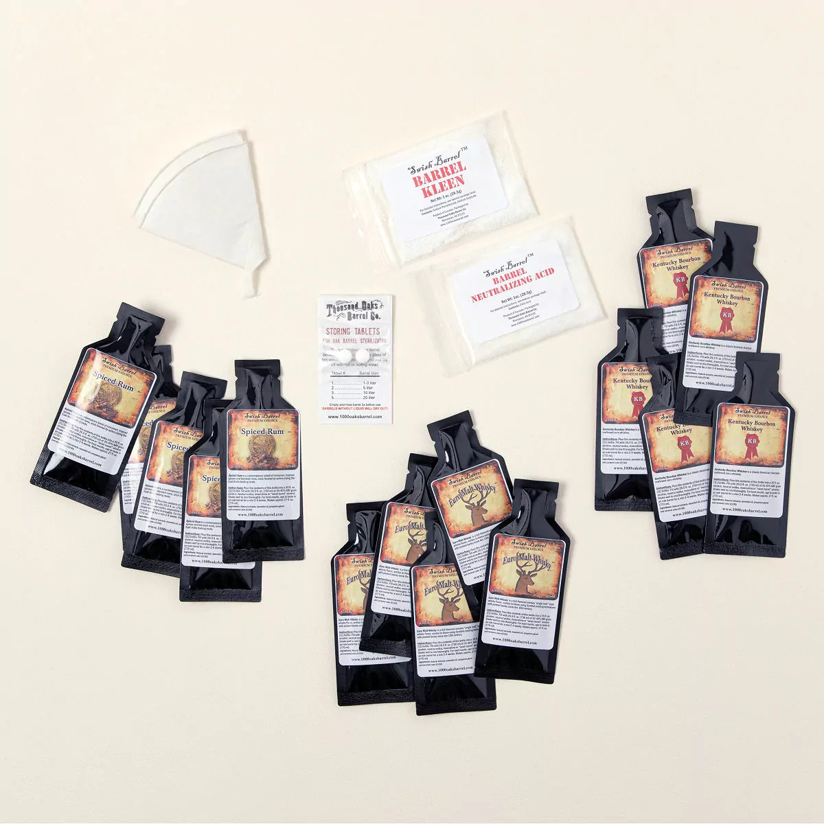 Personalized Whiskey Barrel, 5L with Rum & Whiskey Kit (3 flavor essences) | UncommonGoods