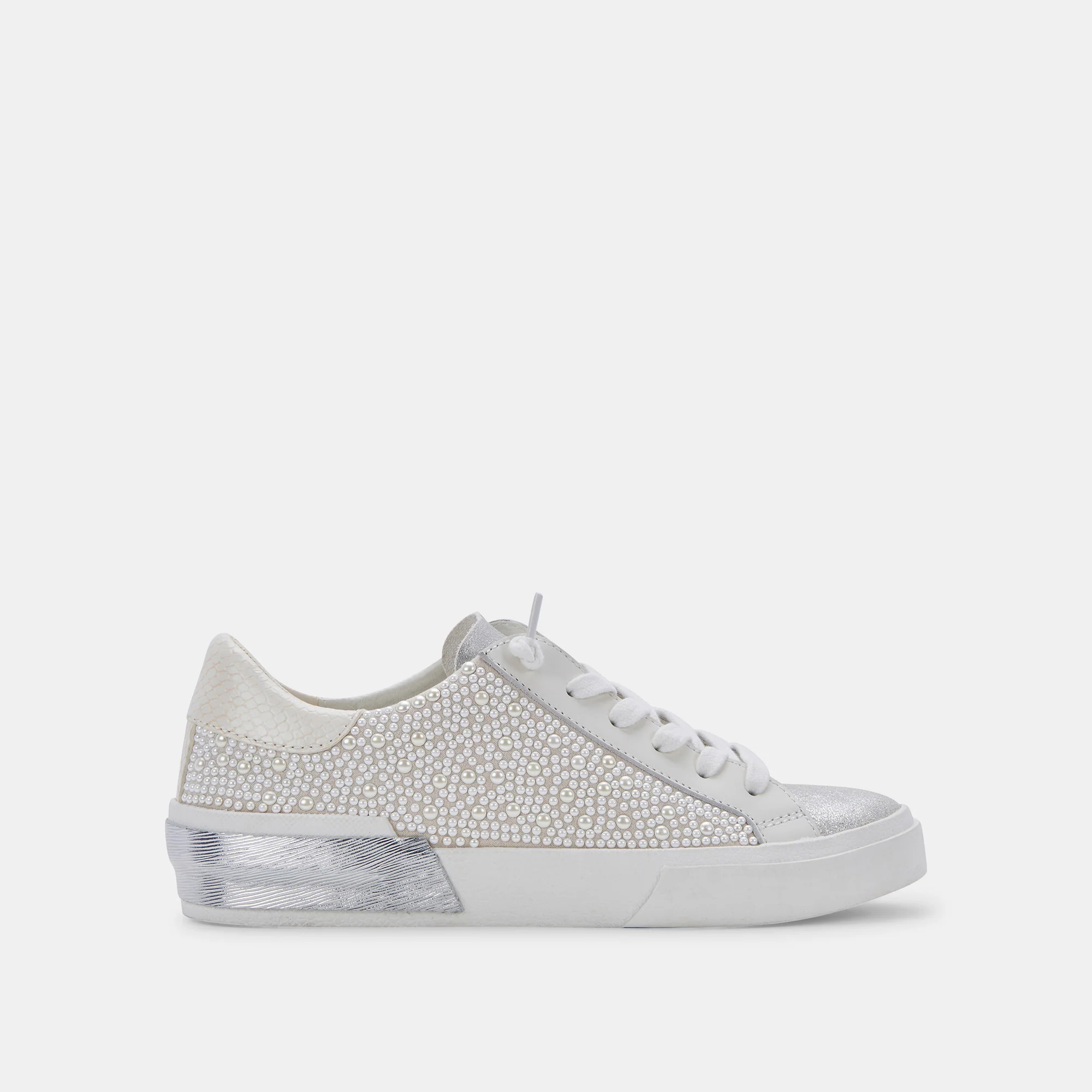 Zina Pearl Wide Sneakers | DolceVita.com