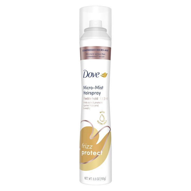Dove Beauty Style + Care Compressed Micro Mist Flexible Hold Hairspray - 5.5oz | Target