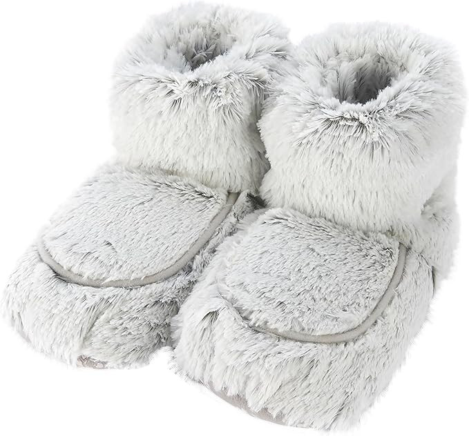 Warmies®Fully Heatable Wellness Boots Scented with French Lavender - Grey Marshmallow | Amazon (US)