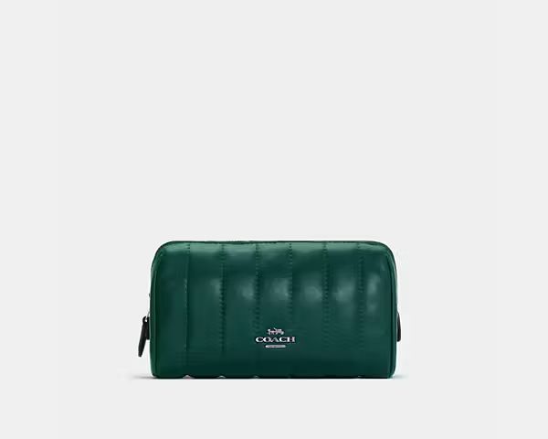 Cosmetic Case 17 With Puffy Linear Quilting | Coach Outlet