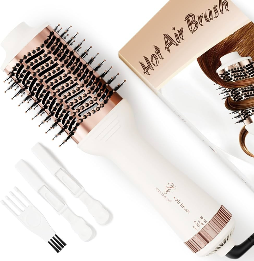 1200W Big Size Professional Hair Dryer Brush Blow Dryer Brush in One, 110v-220v Hot Air Straighte... | Amazon (US)