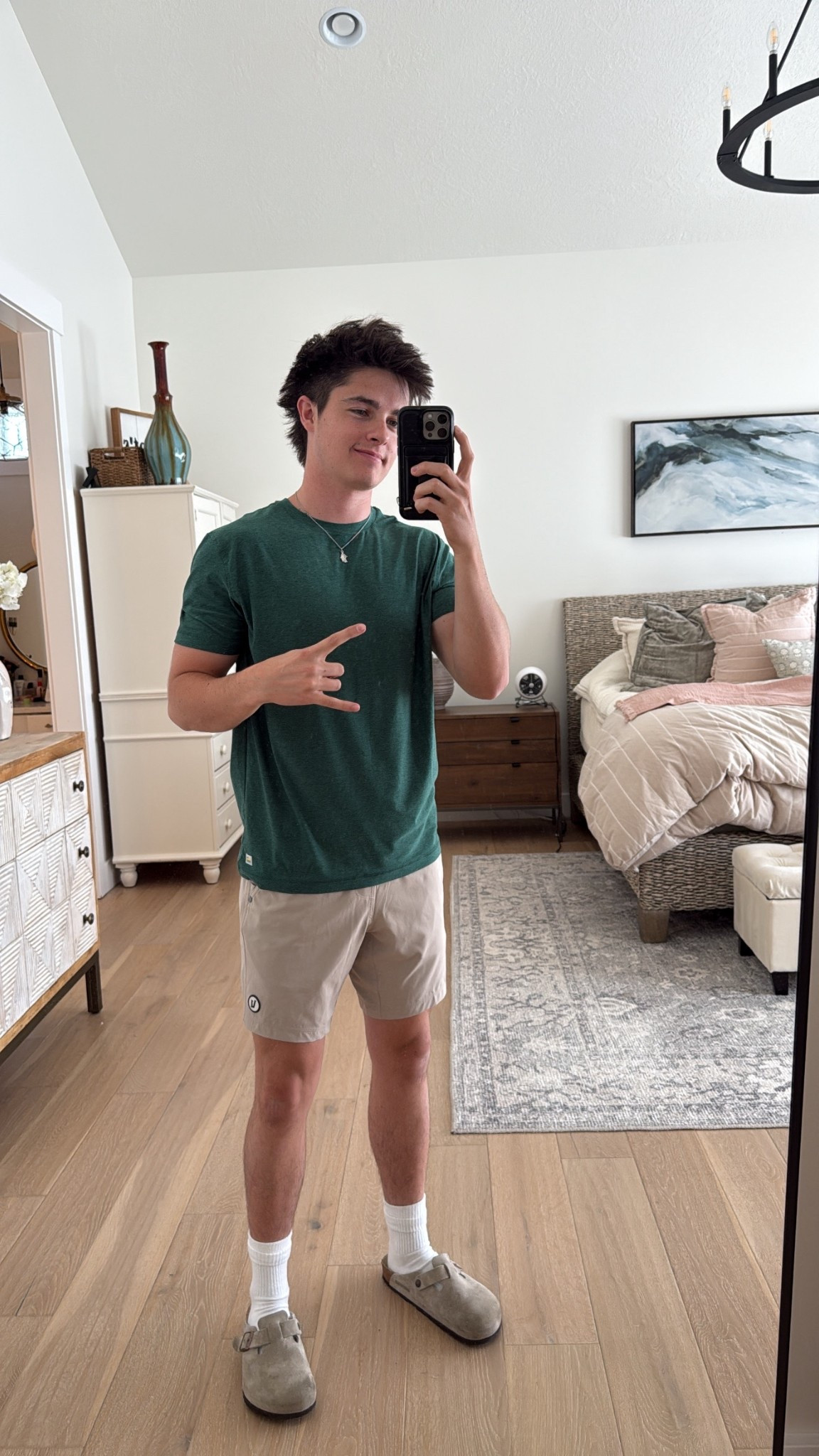 Loving these Vuori clothes! The athletic shirt is super soft and stretchy, and I like how the cut hugs my arms just right—it even makes them look a little bigger haha. The fit is definitely different in a good way.

The shorts are just as comfy and versatile. Perfect for the gym, but honestly they work just as well for everyday wear too.

#LTKMens #LTKActive #LTKWorkwear