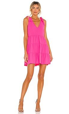 Amanda Uprichard Pruitt Dress in Pink Lacquer from Revolve.com | Revolve Clothing (Global)